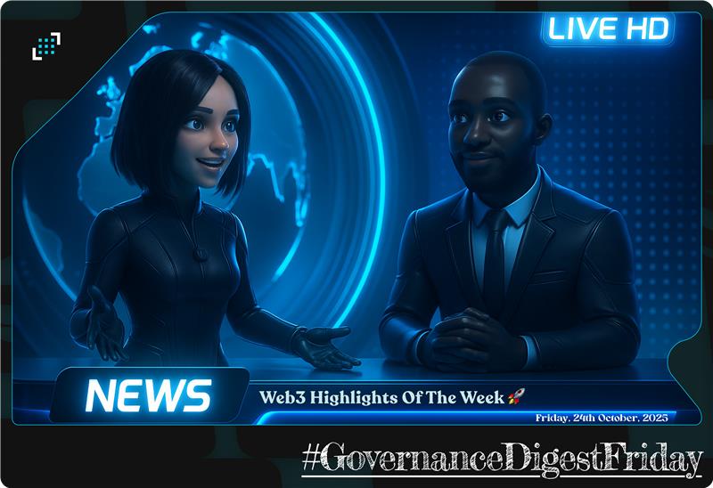 🚀 Governance Digest Friday – What moved Web3 this week!

🔹 TRON x <a href="/AvailProject/">Avail</a> : TRON enters the multichain era with Avail Nexus — enabling seamless USDT liquidity across major chains, no bridges needed.

🔹 Liechtenstein On-Chain: The state-backed <a href="/ltin_li/">LTIN</a> network goes live