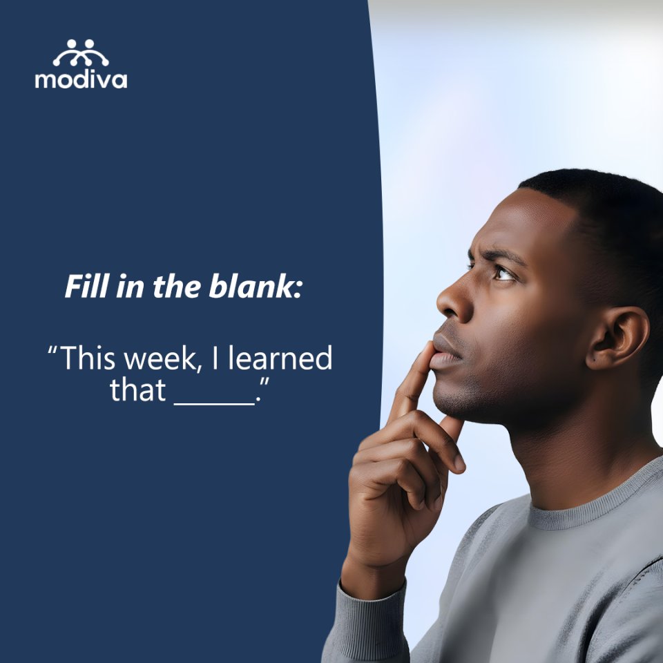 ModivaCommunity's tweet image. What’s one thing you learned, practiced, or discovered this week — in tech, work, or life?
Drop your answer below and inspire someone to keep learning! 💡
#ModivaLearning #TGIF #ContinuousLearning #GrowthMindset #TechProfessionals
