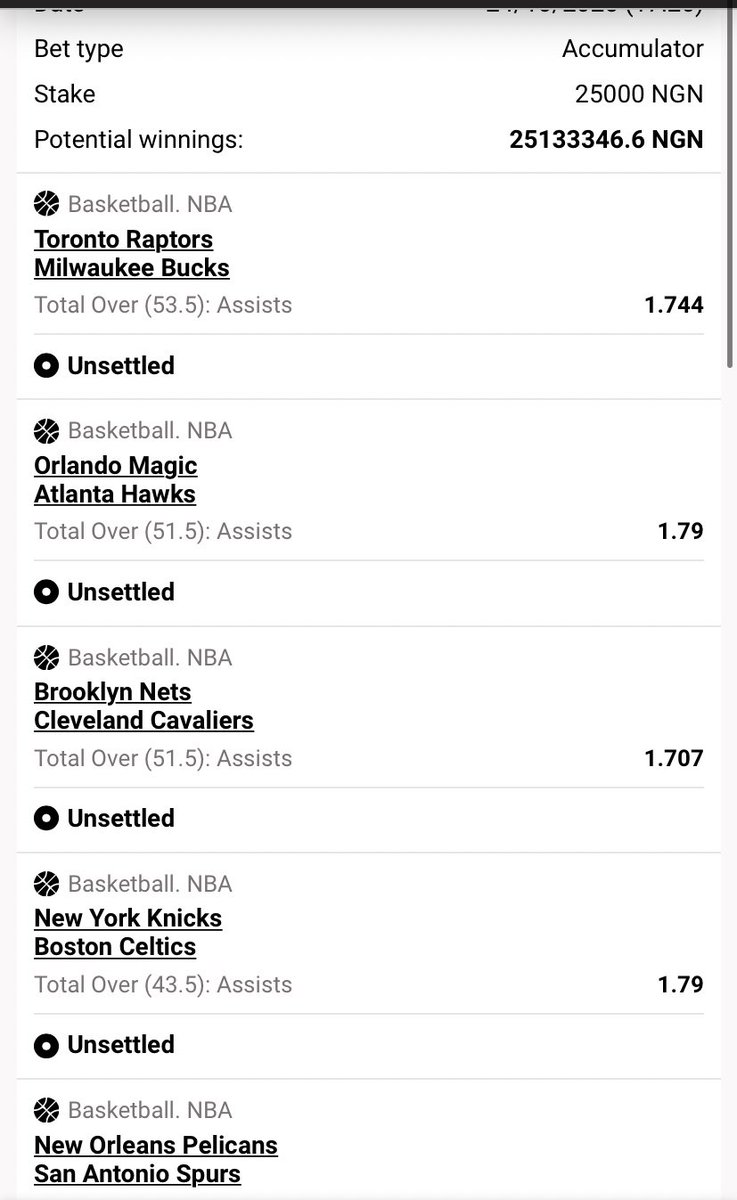 DavsmartMEDIA_1's tweet image. 1k ODDS ON NBA #Secretbet
CODE: TB7FR
Sign up using my promo code & get a welcome bonus up to 100% on your first deposit . 🚯⚽️🏀🎾
Promocode: DAVSMART
refpa35840.pro/L?tag=d_472888…
🚯🏆🏆🔥🔥✅
+18 / 🔞
Stake Responsibly✅