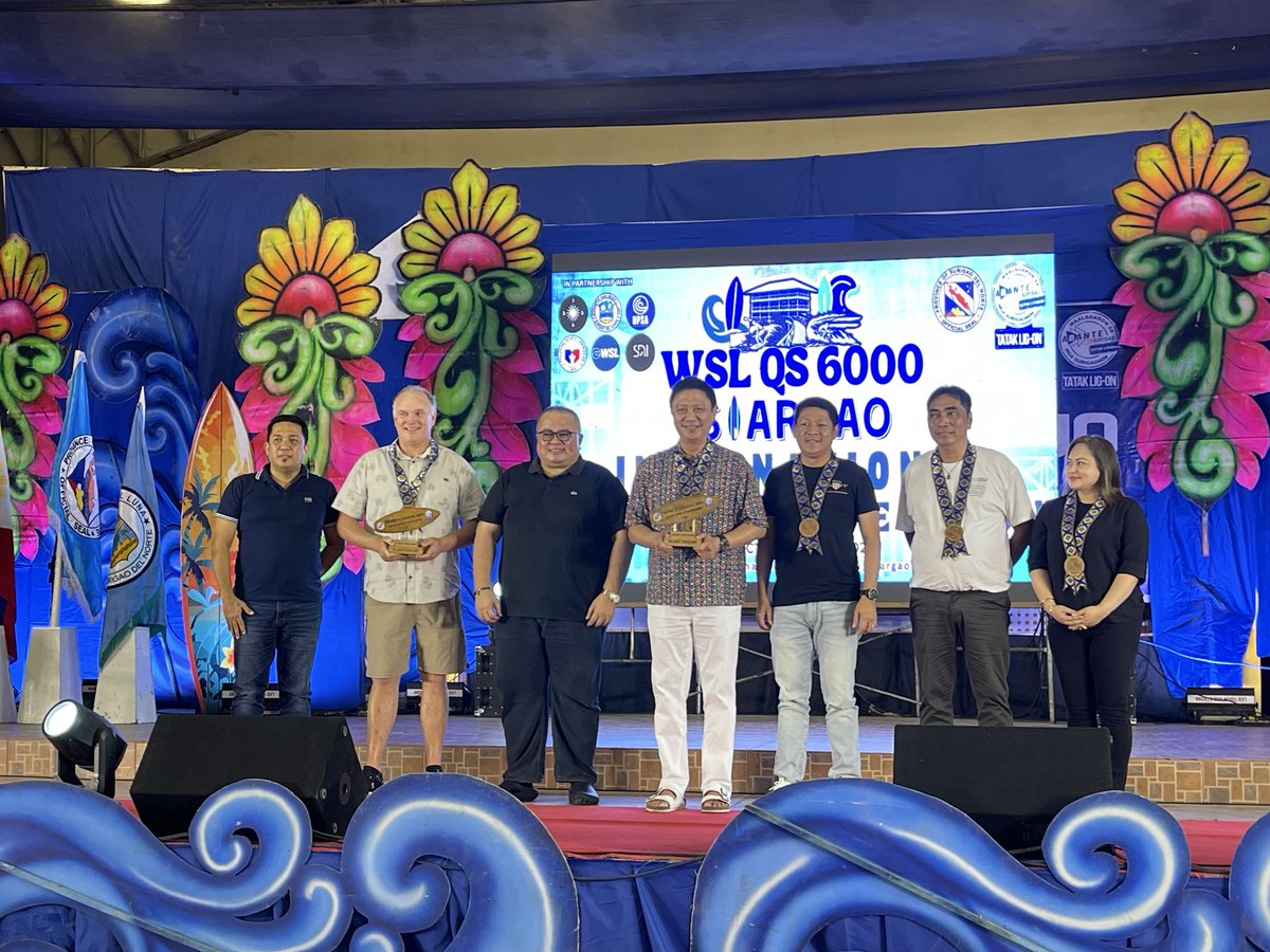 junavPSC's tweet photo. World Surf League QS 2025 Siargao International Surfing Cup opening https://t.co/dmOnxvLCIn
