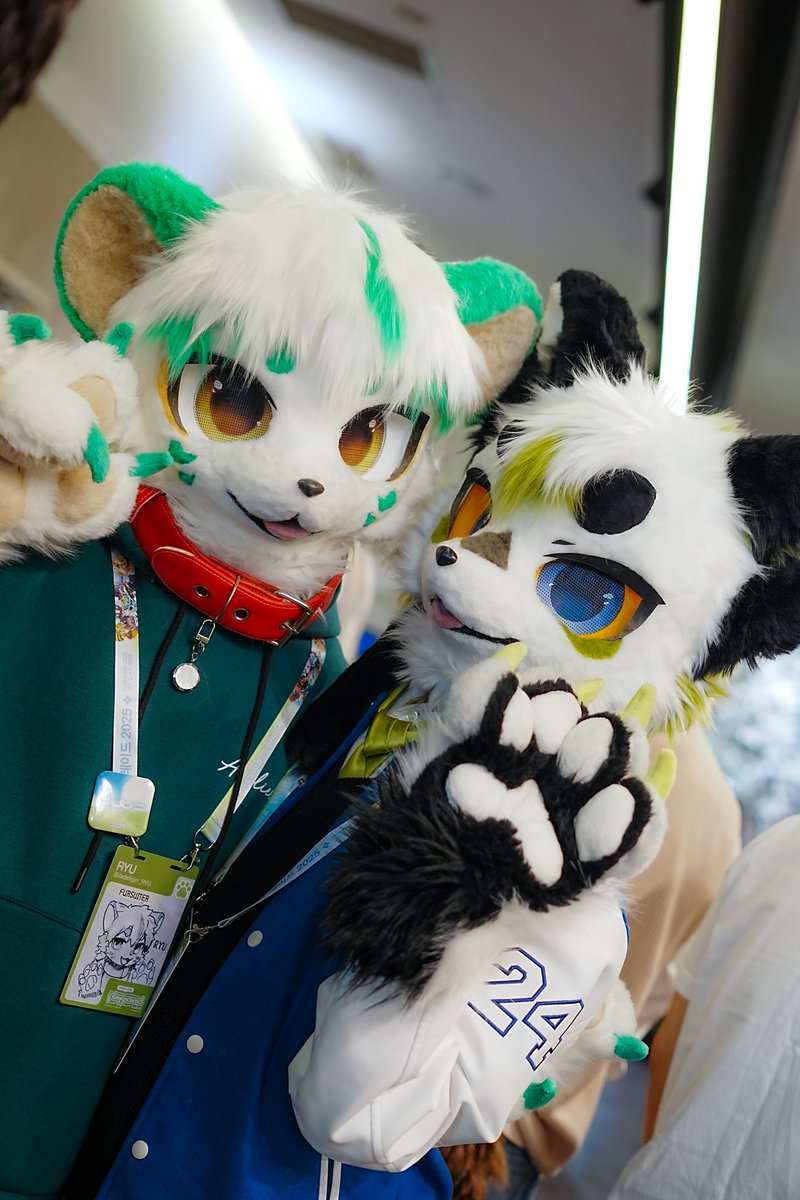 "비로르 형제끼리 찰칵~📸"
🤍<a href="/Jadetiger_RYU/">라미 / RYU</a>
📷<a href="/ETHEN7364/">ETHEN(에덴) 🔜 FURST CLASS</a> 
#fursuit #furry #FursuitEveryday
#FursuitFriday #퍼레이드2025
#FURRAID2025