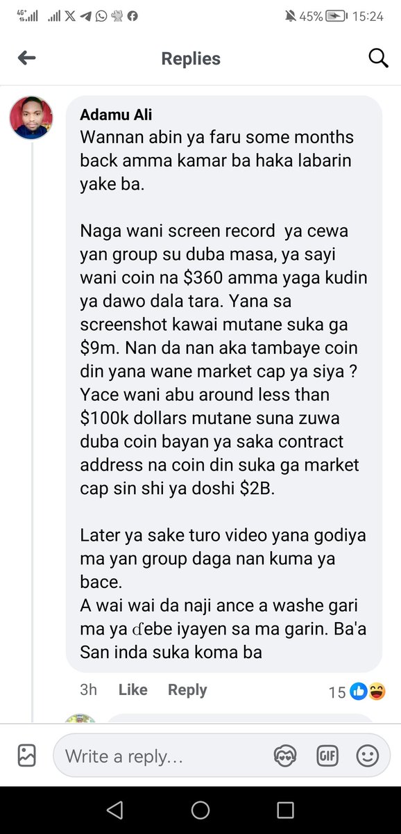 AujaraCrypto's tweet photo. @Gayu_BTC Why are you doubting this story pls
Why is #Bitkova too small to have such luckiest student or what?
This prople are Educating about crypto since
So wan nan ba Abin mamaki bane wallyi is possible https://t.co/m0ZvBUZq3c