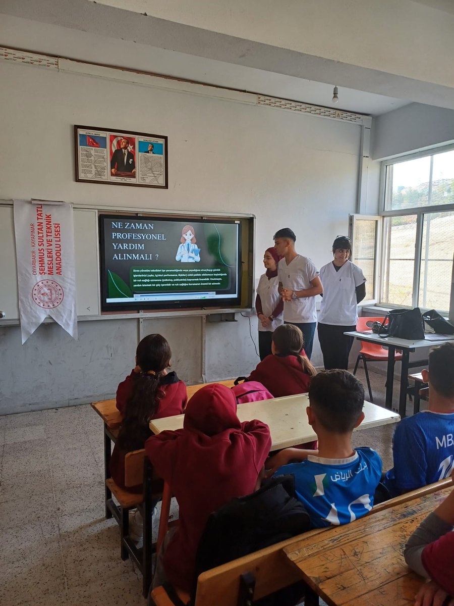 Şeyhmus Sultan Tatlici M.T.A.L. öğretmeni ve ögrencilerinden, " Ruh Sağlığı ve Stres Yönetimi "adli eğitim faaliyeti okulumuzda gerçekleştirildi.
<a href="/ErnezDemir/">Demir Ernez</a> 
<a href="/SurMilliEgitim/">Sur İlçe Milli Eğitim Müdürlüğü</a> 
<a href="/Diyarbakirmem/">Diyarbakır İl Millî Eğitim Müdürlüğü</a>