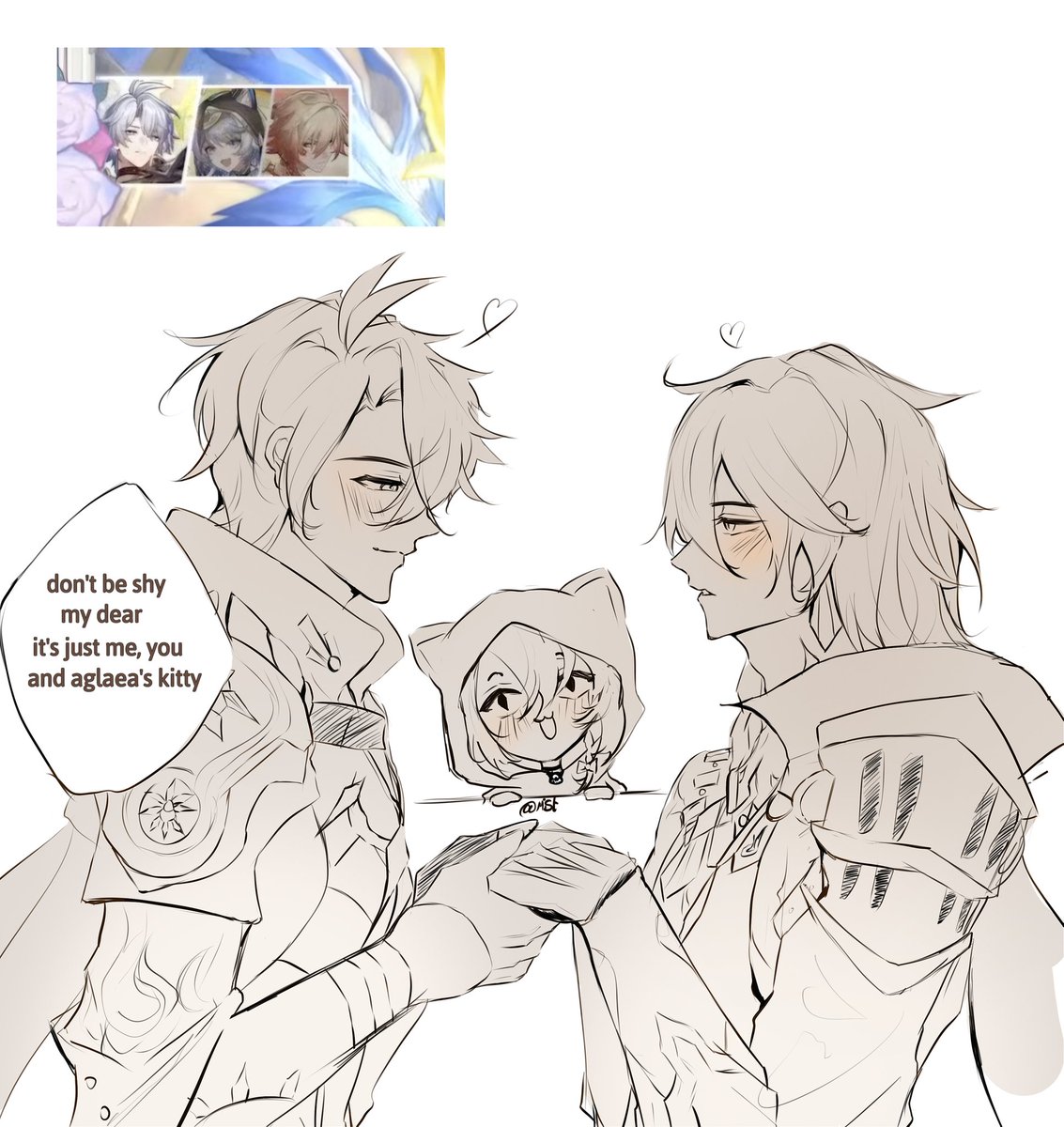 OneMistyMornin's tweet image. #phaidei
Best banner in my life, had to Sketch it while going out 😅