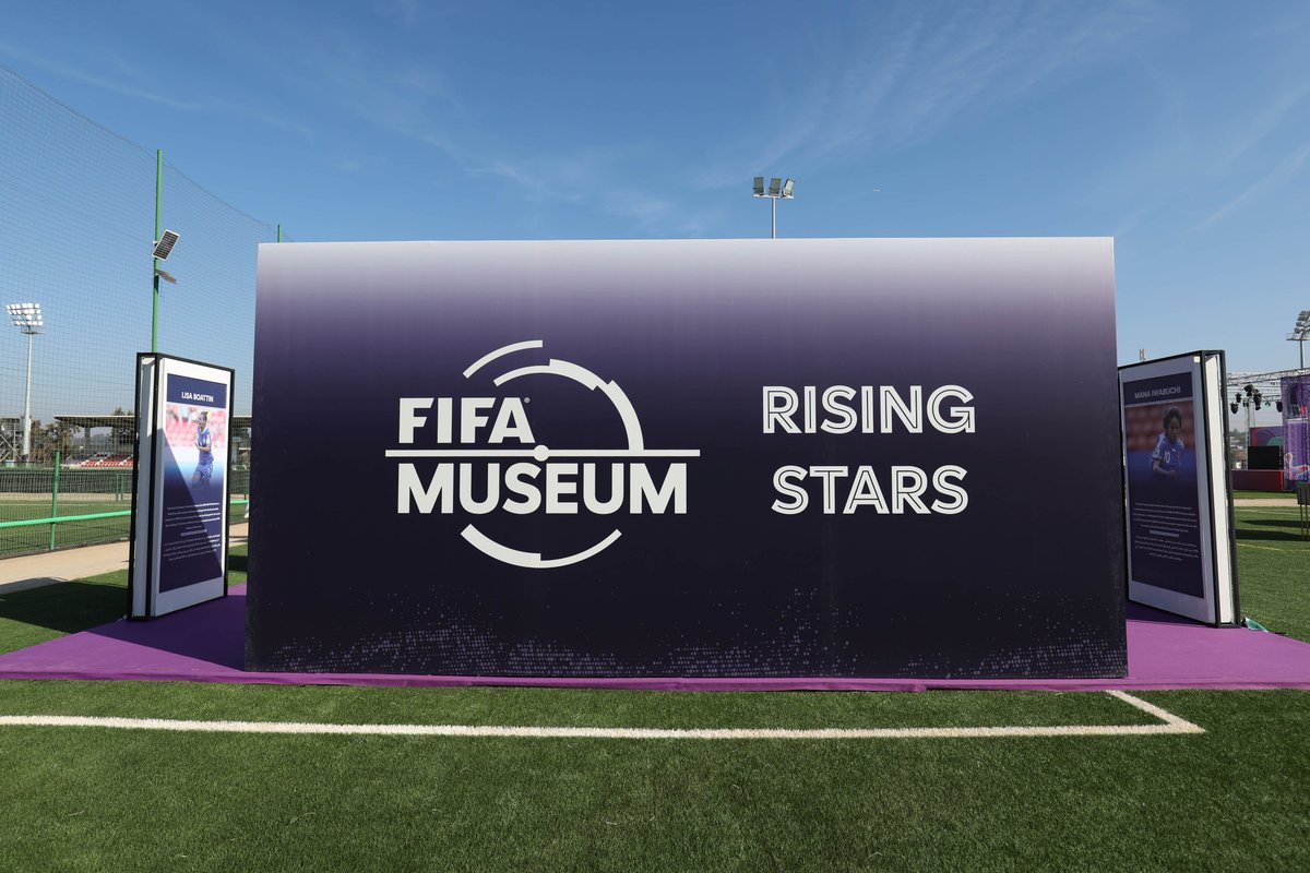 FIFAMuseum's tweet image. Celebrate the journey from youth tournaments to global success!

Visit our new pop-up exhibition “Rising Stars: The FIFA U-17 Women’s World Cup Legends” during the FIFA U-17 Women’s World Cup 2025 inside the Fan Zone at the Mohammed VI Football Academy in Rabat🌟

Through…