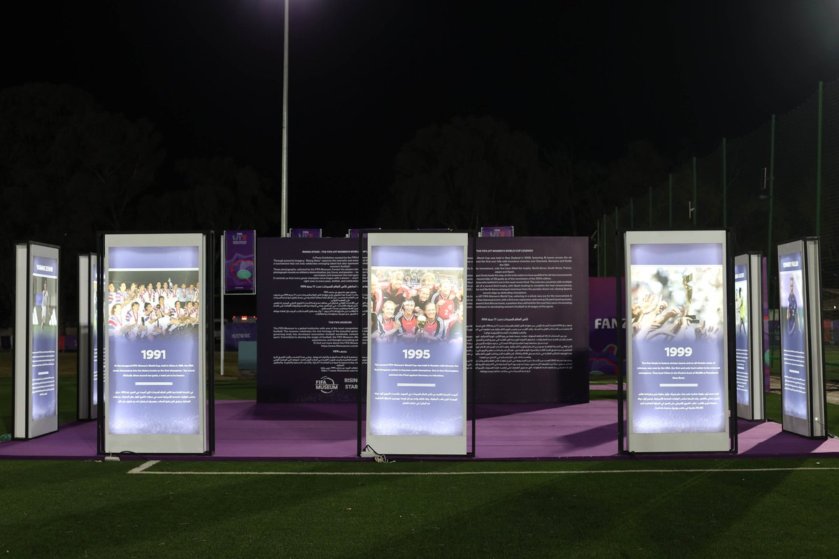FIFAMuseum's tweet image. Celebrate the journey from youth tournaments to global success!

Visit our new pop-up exhibition “Rising Stars: The FIFA U-17 Women’s World Cup Legends” during the FIFA U-17 Women’s World Cup 2025 inside the Fan Zone at the Mohammed VI Football Academy in Rabat🌟

Through…