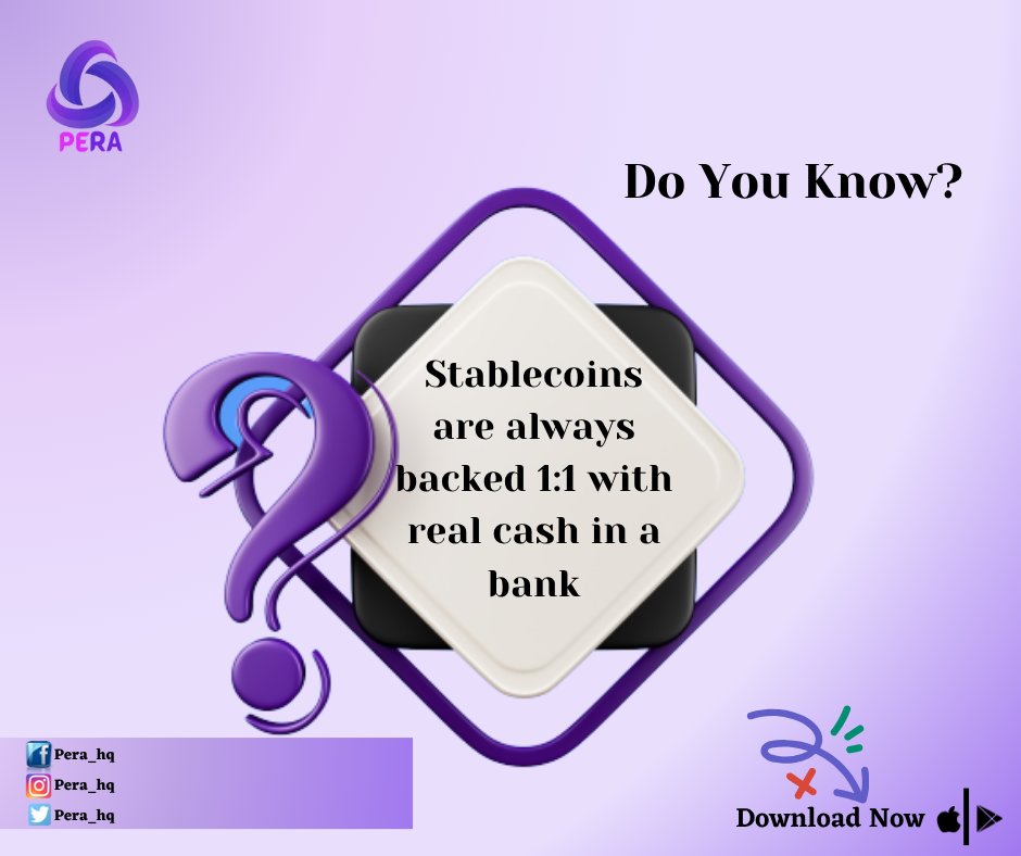 Pera_hq's tweet image. Now you know! Follow us for more crypto myths #Pera #tradeatease #doyouknow #CryptoMarket