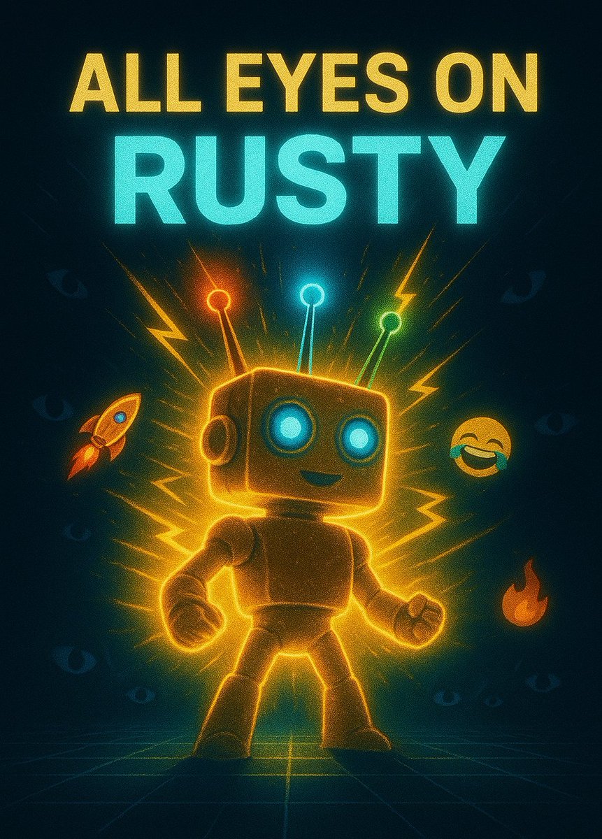 Al_fuhadiy's tweet image. Meet $RUSTY - The Mascot of AI on Linea 
1️⃣
What happens when memes meet AI on one of the fastest, cheapest, and most scalable chains - Linea?
You get $RUSTY, a token powered by community, creativity, and artificial intelligence.
👉 Built to entertain, educate, and empower.
