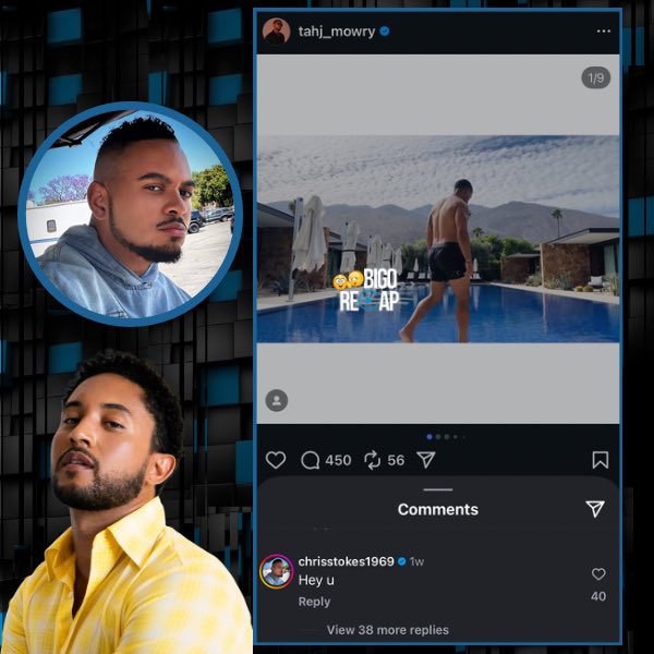 bigorecap's tweet photo. #ChrisStokes comment of “Hey U” on #TahjMowry most recent IG story post has raised a few eyebrows on the internet. Take a look! 🤨🤣
#Bigorecap #Bigolive #Bigousa #Bigo https://t.co/zvjg1KM7Ue