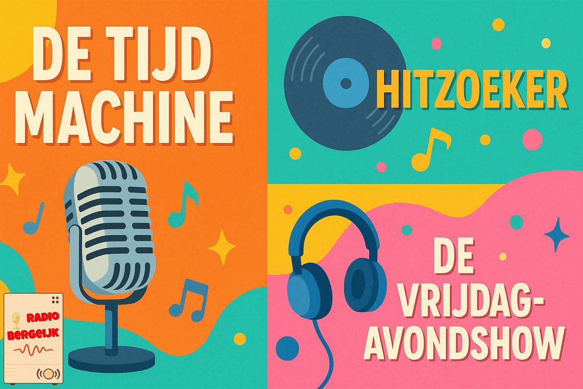 jwkroese's tweet photo. Mooie Vrijdagavond op Radio Bergeijk. Om 17:00 uur het nieuwe programma De Tijd Machine (LIVE) met Dennis Wiebel, om 18:00 uur Hitzoeker met Ron Witkamp en van 19:00 uur tot middernacht De Vrijdagavondshow (LIVE) met Janwillem Kroese, Albert Staal en Suzanne Staal. https://t.co/FBFXp5tCkQ