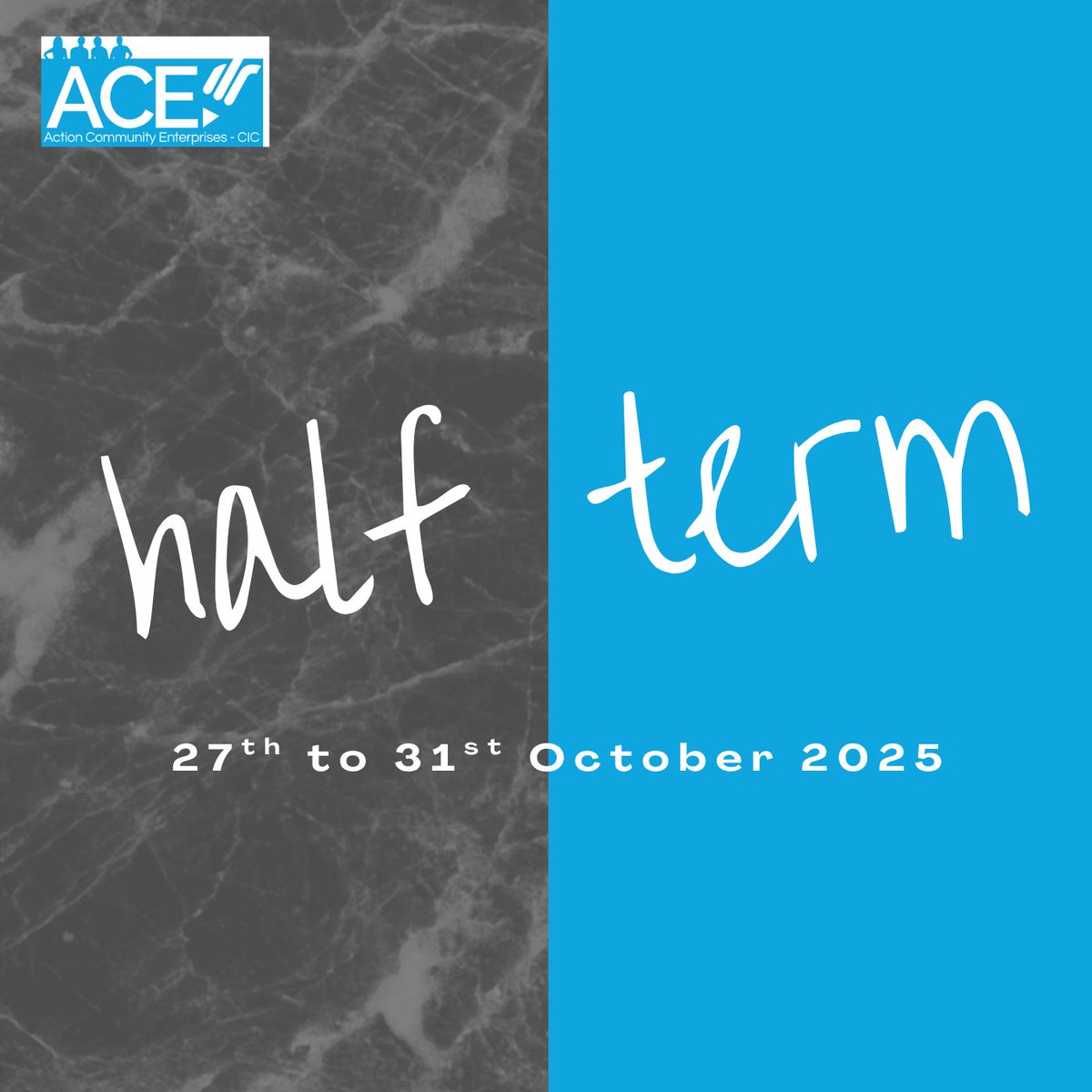 How can it be half term already?! It feels like we've only been back from the summer break for about 5 minutes! 😂 
We will reopen to students on Monday 3rd November. Our offices are still open for projects work and telephone enquiries.