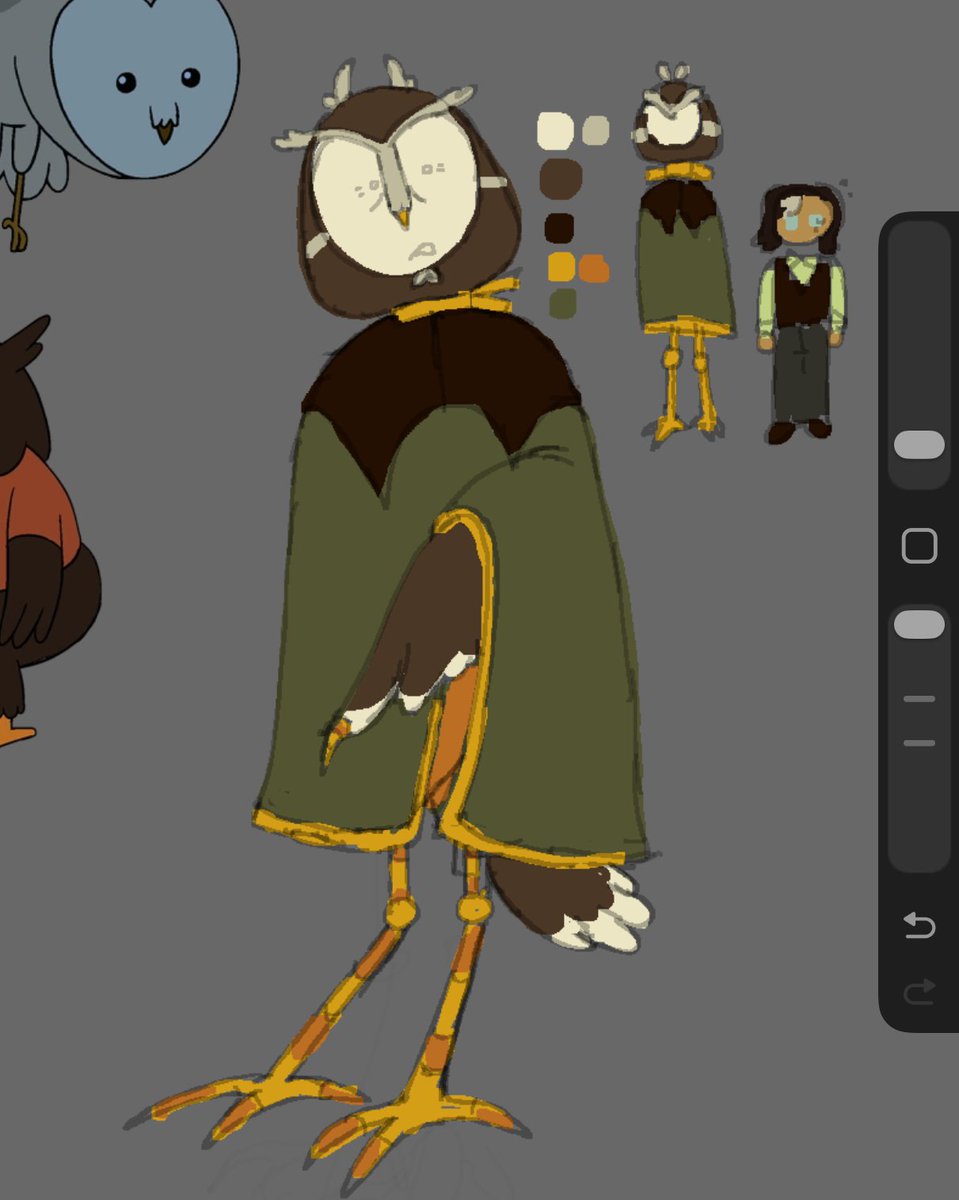 Back in the building