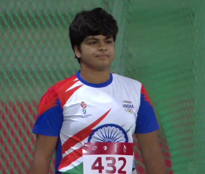 the_bridge_in's tweet photo. #News | Silver For India! 🇮🇳
Discus Thrower Oshin repeats her 40th National Junior Athletics Championships 2025 feat:
Bags a Silver -🥈
Sets a new PB - 43.38m 📈
Oshin confirms India's first-ever girls' discus throw medal in her first attempt!
#AsianYouthGames #DiscusThrow #TrackAndField #Athletics #IndianAthletes