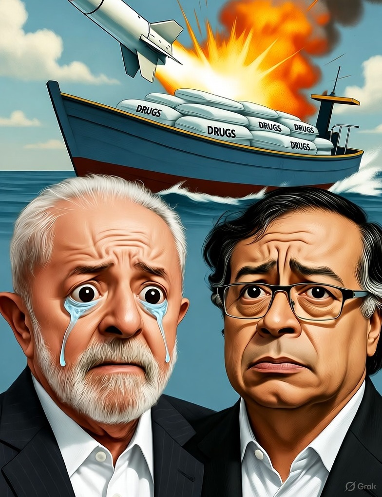 URTResistance's tweet photo. @anapaulahenkel @SecRubio No mesmo dia em que o Gustavo Petro da Colômbia  fala que "os traficantes são trabalhadores", o Manguaça também diz que "os traficantes são vítimas dos usuários". Agora falta o Fernandinho Beira Mar se pronunciar sobre o assunto. Nothing to see here.  🤣 https://t.co/4vi0OSKxN2