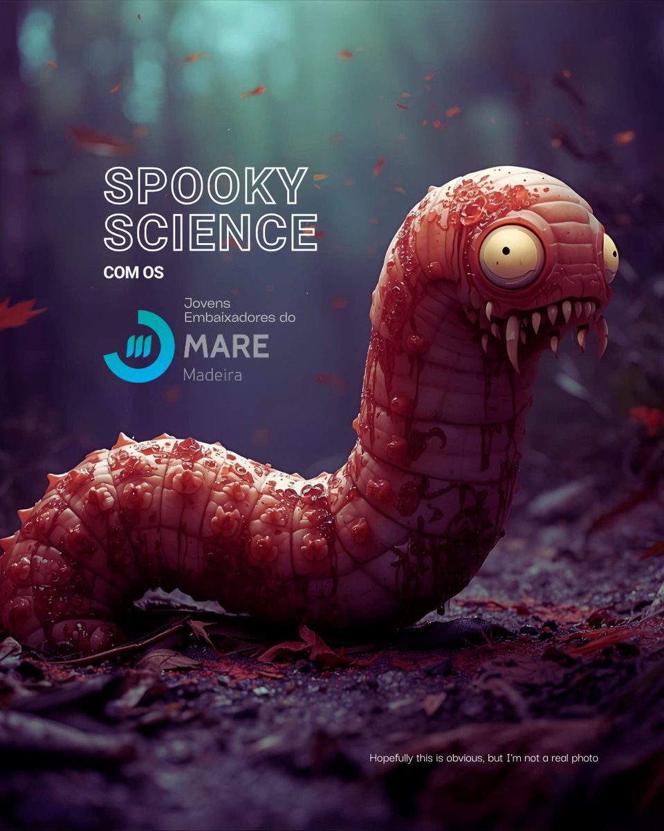 twilighted_eu's tweet image. #Halloween is getting closer! Our MARE-Madeira #YouthAmbassadors would like to share another #SpookyScience critter with you: Zombie Worms!