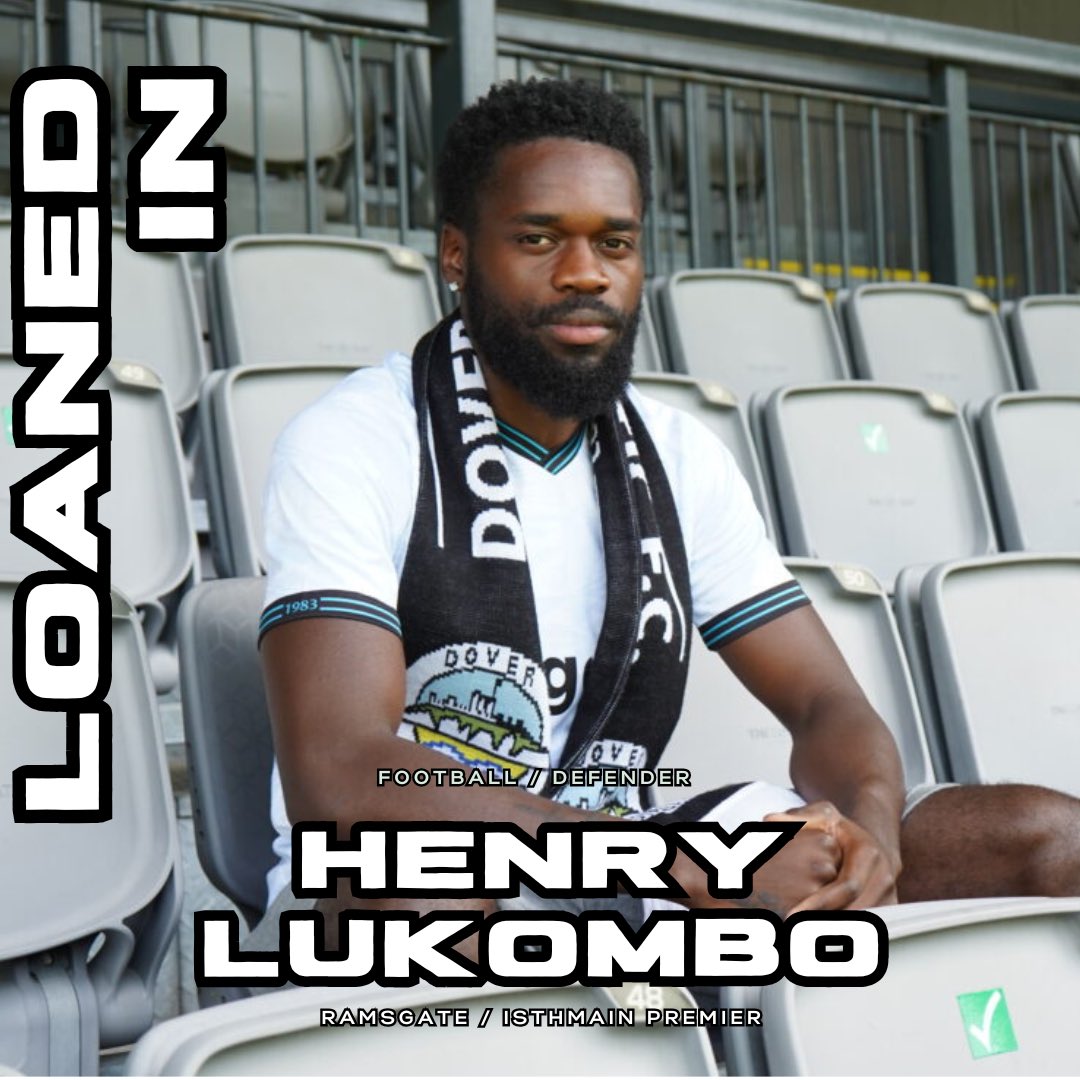 Ramsgate have confirmed that they have signed Dover Athletic Defender Henry Lukombo on an Initial 28 day Loan

Having spells at higher leagues, welcome to the club Henry 🤝✍️