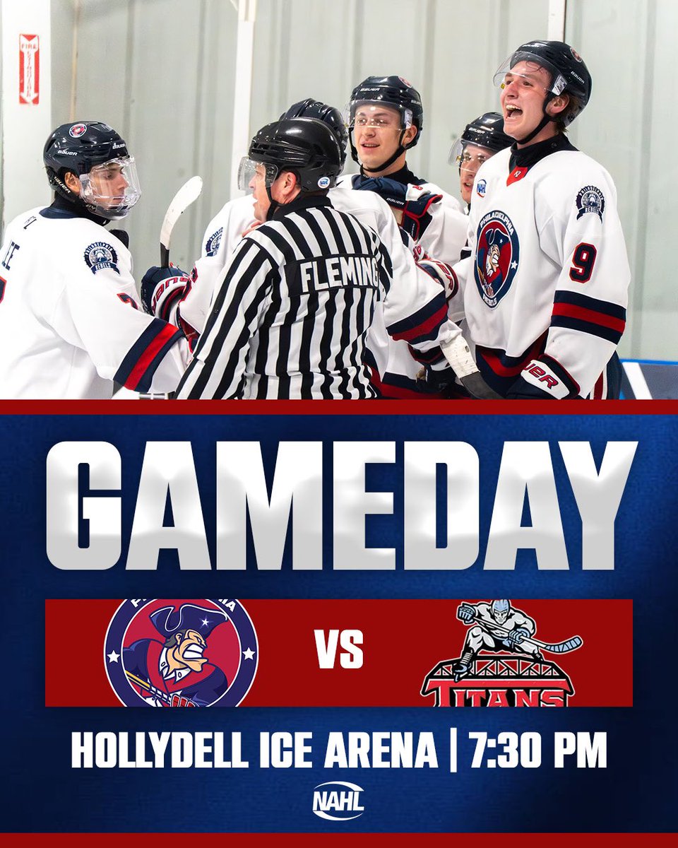 It’s Friday night hockey at Hollydell!

Rebels look to bounce back as they host the Titans 

🆚 New Jersey
⏰ 7:30 PM
📍 Hollydell Ice Arena
🎟️: $10 Adults, $8 Kids
📺: nahltv.com/watch/30273