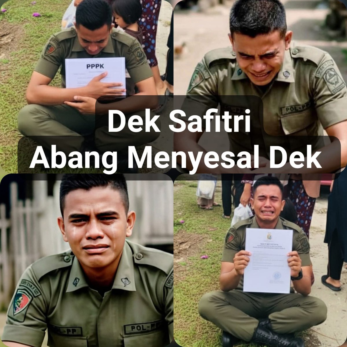 Kok Sedih jadinya ngelihat Dia sekarang ya 🥺
Dek Safitri,, Cemana Abang ni dek ..

Deeeekkkk SAFITRiiiiiiiiiiiiiii 😭😭