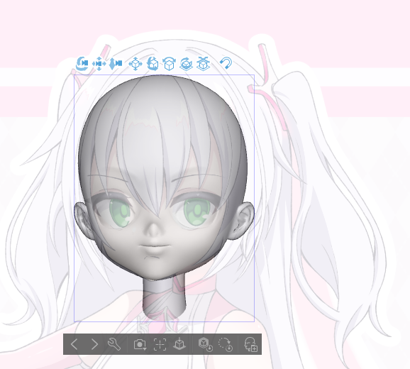 ルルナ正面顔と横顔フォルム(仮)
あってるのかわからない…これ作るのメチャクチャ難しい…
むしろ拘らない方がいいのかなこれ。 