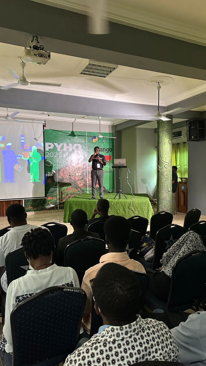 PythonHo's tweet image. "Open Source Doesn’t Just Need Talks, It Needs Action" by @KayTechie set the tone for more less talk and more doings. A provocative conversation around contributing to the open-source ecosystem!
From #fixingbugs to adding #docs, remember every contribution counts.
#PyHo2025