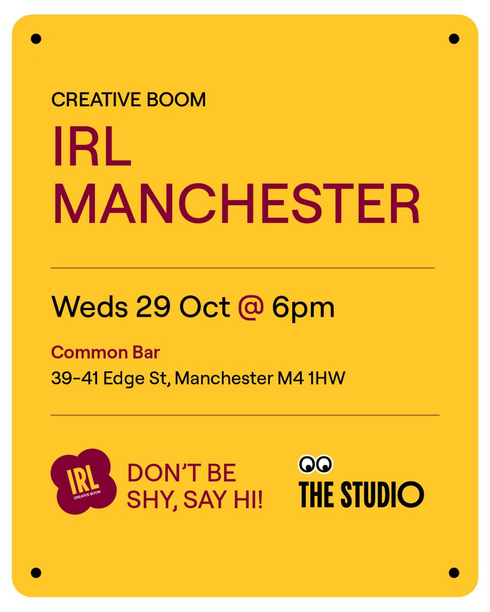 Just wanted to do a shout out to @Oskarwitha.k first of all for being an awesome human, his support for @CreativeBoom IRL #Manchester events since the start and also for providing name badges to help make the events more neuroinclusive!! THANK YOU OSKAR! #CreativeBoomIRL