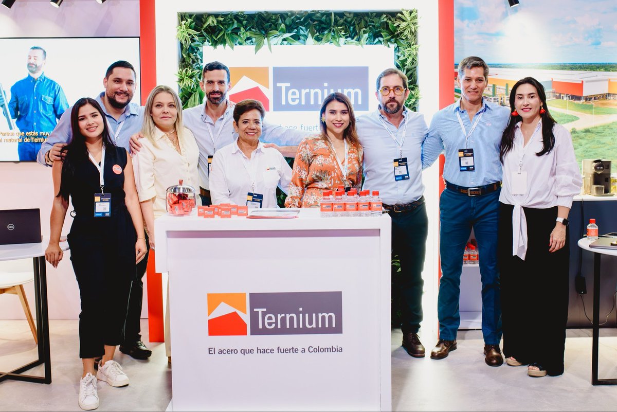 Equipo <a href="/Ternium/">Ternium</a> presente en el Congreso Colombiano de la Construcción 2025 de <a href="/CamacolColombia/">Camacol Colombia</a>

#ElAceroQueHaceFuerteColombia