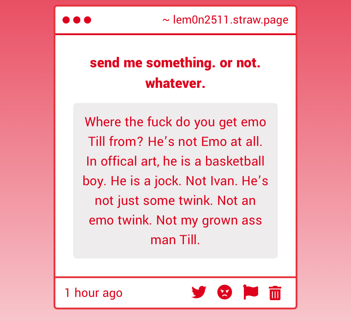 lem0n_2511's tweet image. are u stupid