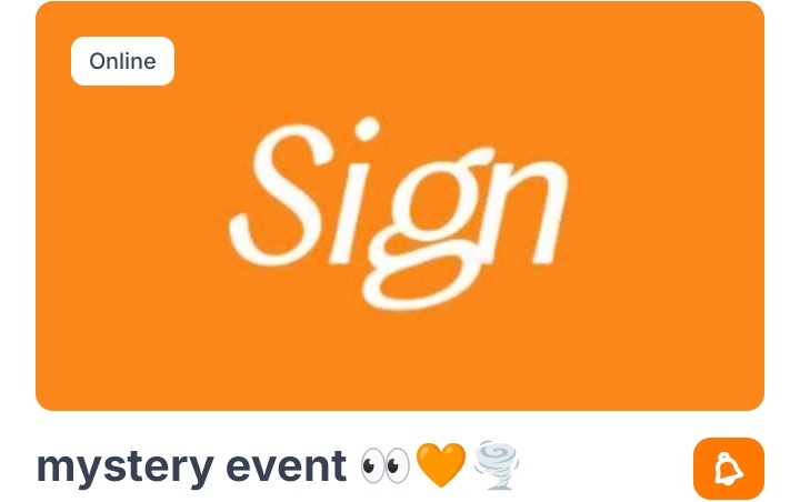 Don't sleep on this 👀 
Just RSVP'd to an event on Orange Dynasty. You coming? 

orange.sign.global/app?event=1976…

<a href="/sign/">Sign 🧡👀</a> cooking
