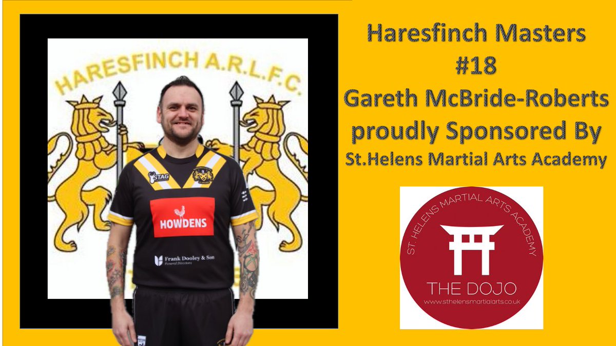 HaresfinchR's tweet image. Congratulations to Haresfinch Masters man of the match in our fixture against West Bowling on Saturday, sponsored by St Helens Martial Arts &amp;amp; Fitness Academy #18 @Gaz McBride-Roberts 
#RLmasters #rugbyleague #MOTM