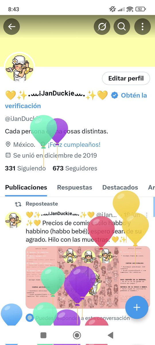 ✨💛 ¡Feliz cumpleaños a mi! 💛✨