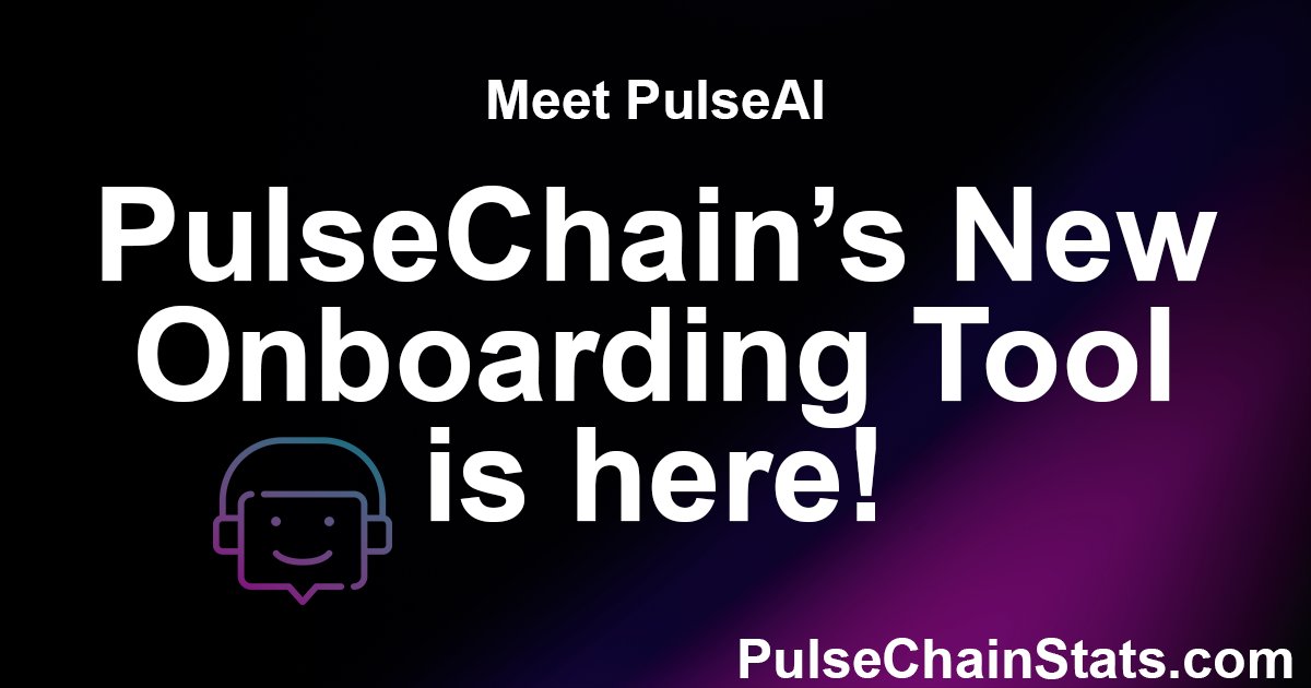 PulseChainStats.com | PulseChain Stats & Portfolio tweet media