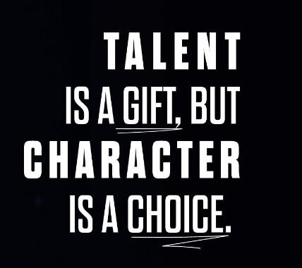 TALENT can take you places ,
but can your CHARACTER keep you there? ⚫️🏀

#Wisdom