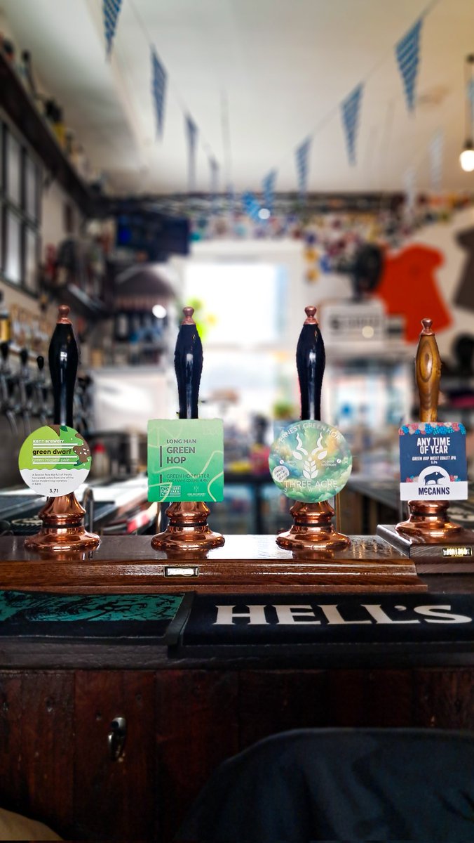 New On Cask!

Two more Green Hop Ales have hit th3 hand-pulls today with Three Acres with Ernest Hopped Ale and Kent Brewery with a Dwarf Hopped Ale.

Come drink the good stuff!