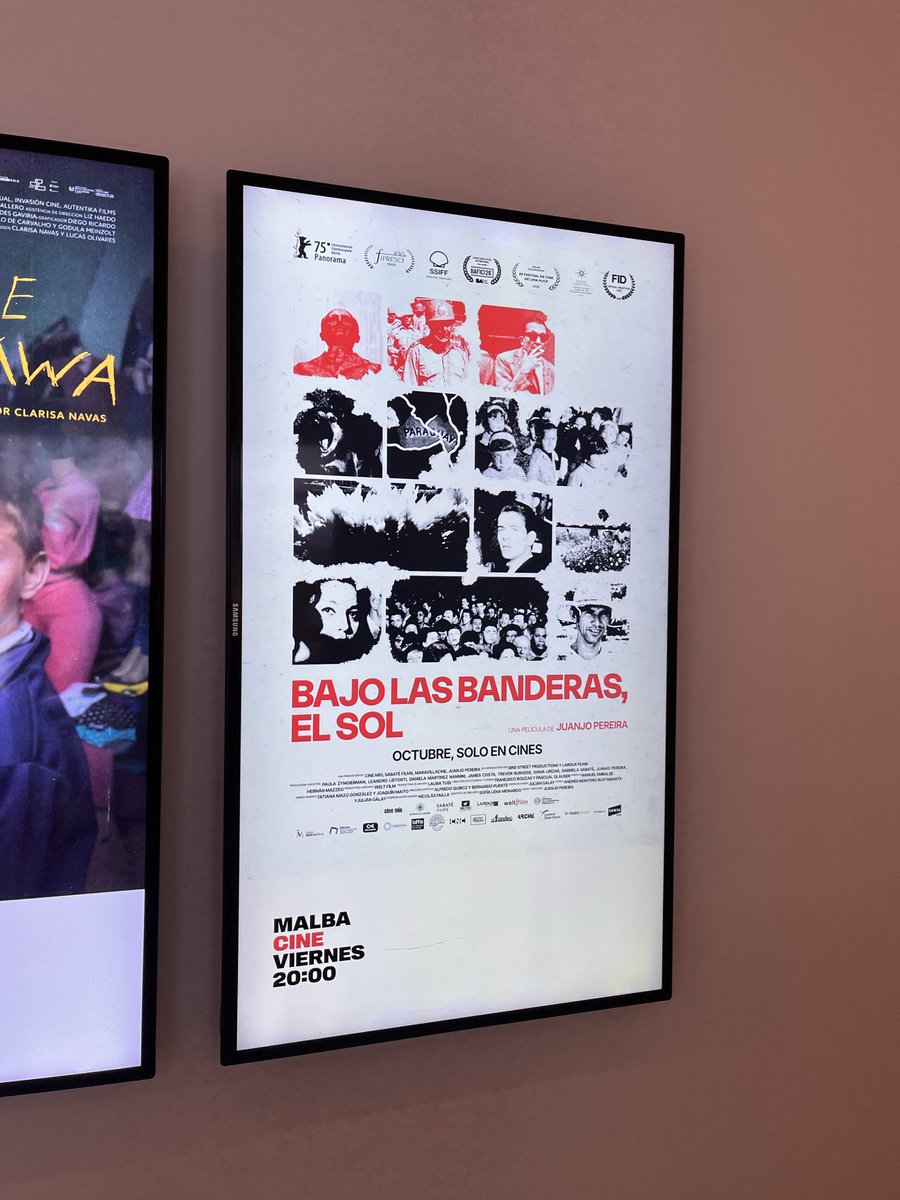 Hoy anteúltima función de BAJO LAS BANDERAS, EL SOL en el <a href="/museomalba/">MALBA</a> ! 20H #cineargentino #cineparaguayo