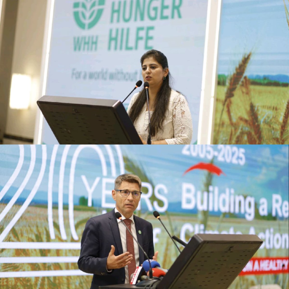 COMSATS_en's tweet image. On special inv, ED COMSATS, Amb Dr @ZakariaNafees attended @Welthungerhilfe commemoration of 20 yrs of humanitarian &amp;amp; development work in 🇵🇰 particularly through sustainable #FoodSystems 🌾. COMSATS &amp;amp; WHH share a common mission of building #resilient &amp;amp; shock-prepared #communities