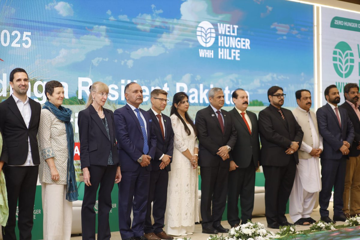 COMSATS_en's tweet image. On special inv, ED COMSATS, Amb Dr @ZakariaNafees attended @Welthungerhilfe commemoration of 20 yrs of humanitarian &amp;amp; development work in 🇵🇰 particularly through sustainable #FoodSystems 🌾. COMSATS &amp;amp; WHH share a common mission of building #resilient &amp;amp; shock-prepared #communities