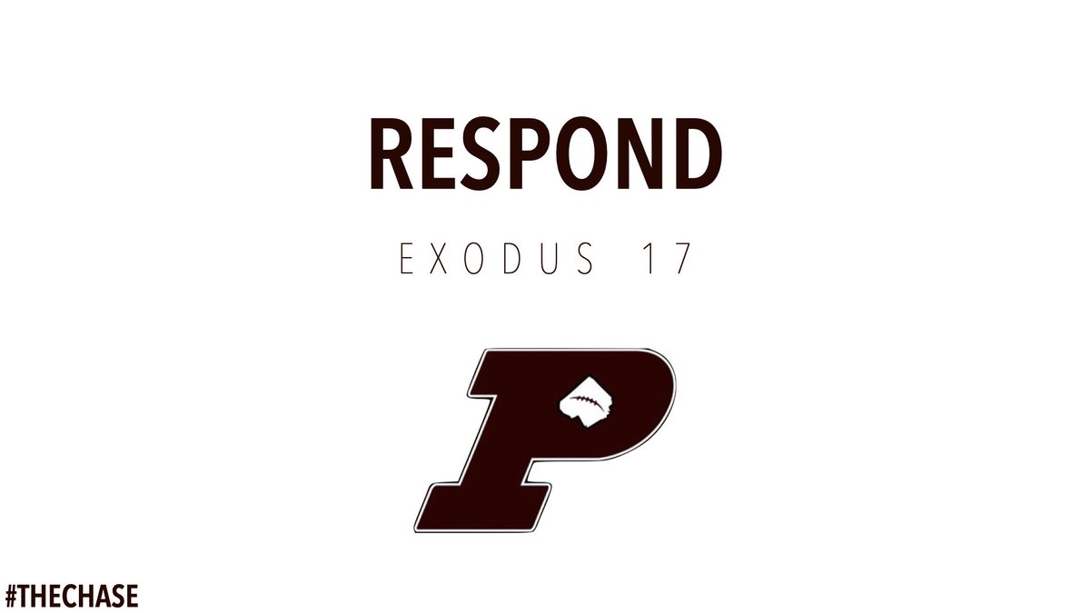 It wasn’t about Moses. It wasn’t about Joshua. 
It was about the Israelites. 
The goal was always the same…The Promised Land. #PCHSFB #Respond