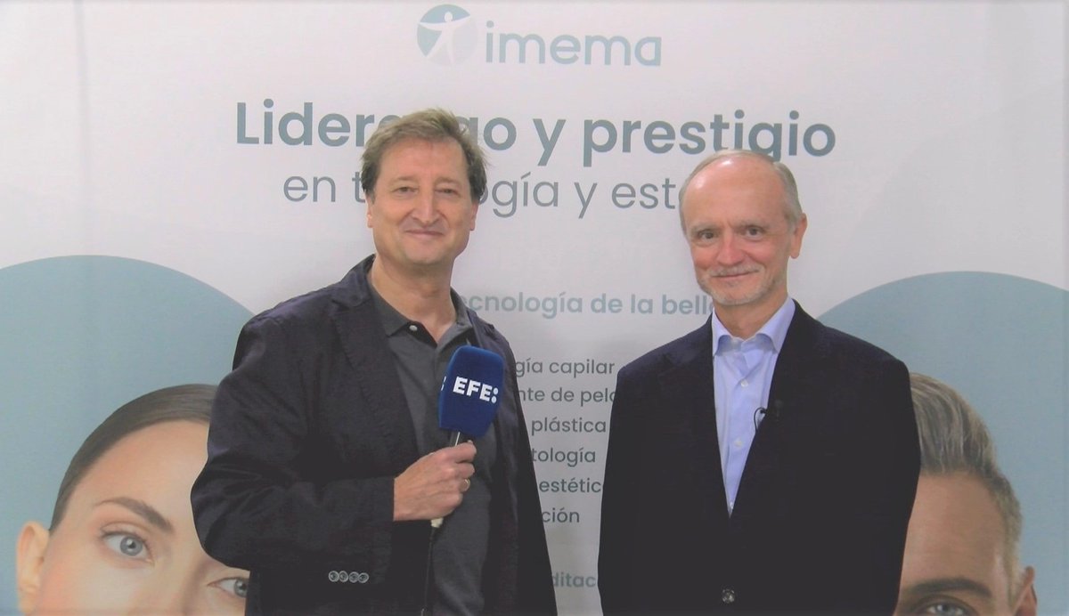 🎙️ "Hasta que se apruebe la #TerapiaCelular en alopecia androgenética hacia 2030, el trasplate capilar es la técnica más segura para lucir flequillo".  

📺 La Consulta de #EFEsalud se desplaza hasta la <a href="/Clinica_Imema/">Clínica Imema</a> para entrevistar al <a href="/DrLopezBran/">Eduardo López Bran</a>.  

youtube.com/watch?v=AwLN5O…