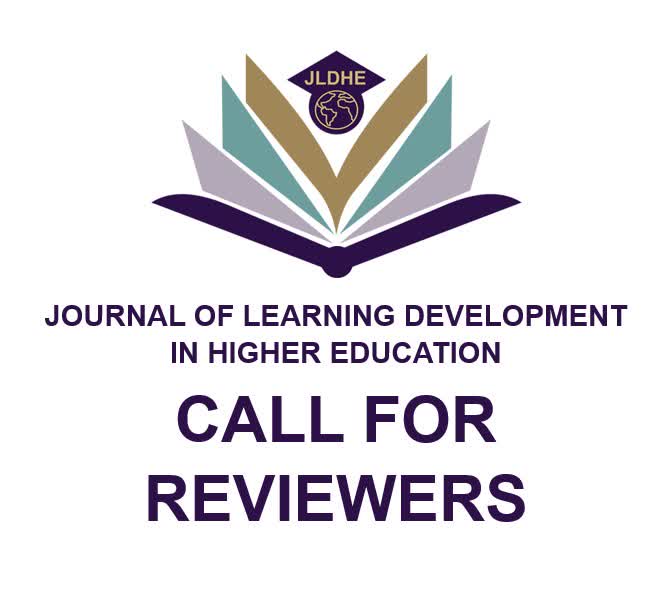We're seeking offers for blind peer-reviews for the Journal of Learning Development in HE. New reviewers welcome! A developmental environment is provided for those interested in this important community service. Why not try something new? jldhe.aldinhe.ac.uk/jldhe-call-for… #LoveLD #JLDHE