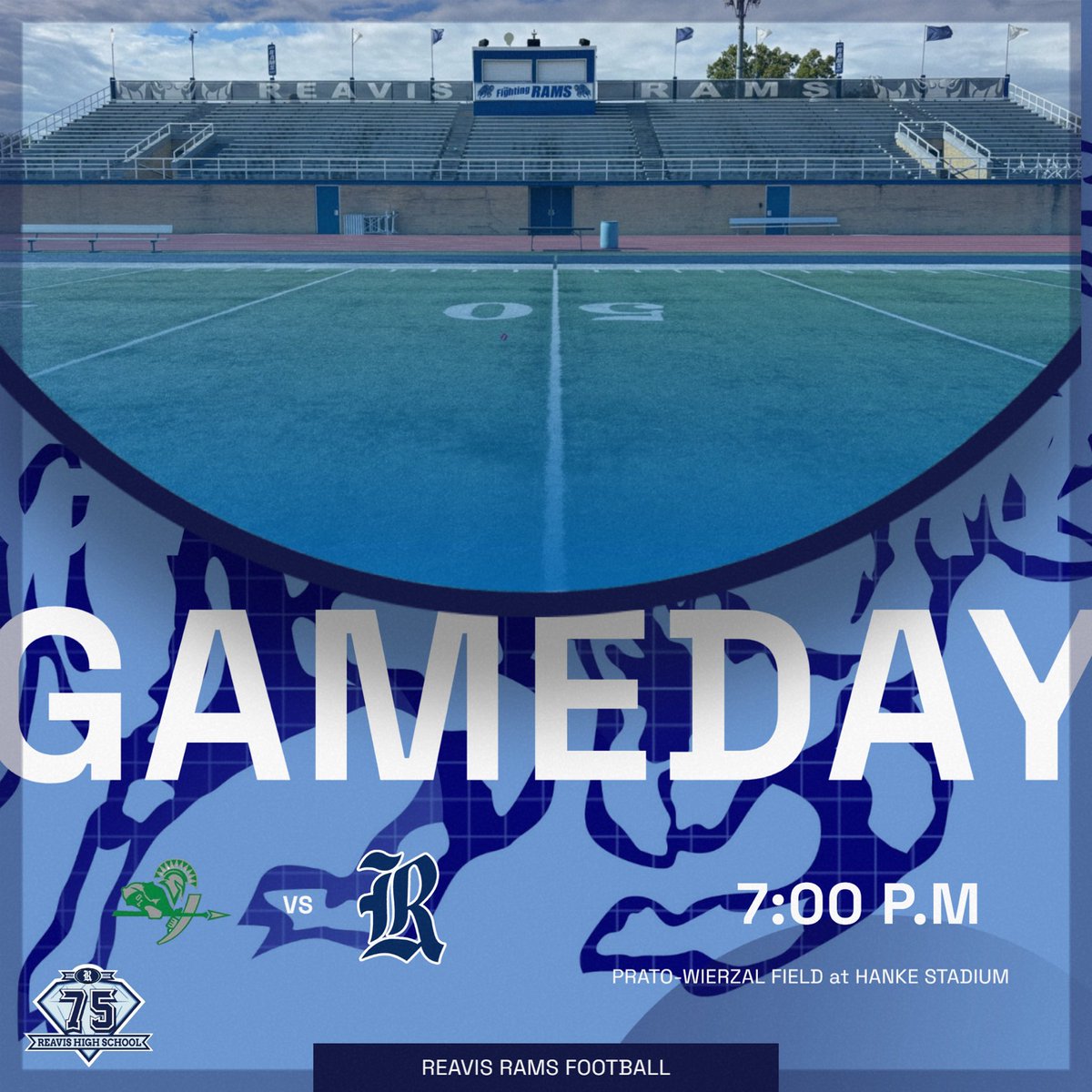 We hope to pack the house tonight! The Rams take on 7-1 ranked Oak Lawn! Bring the noise!