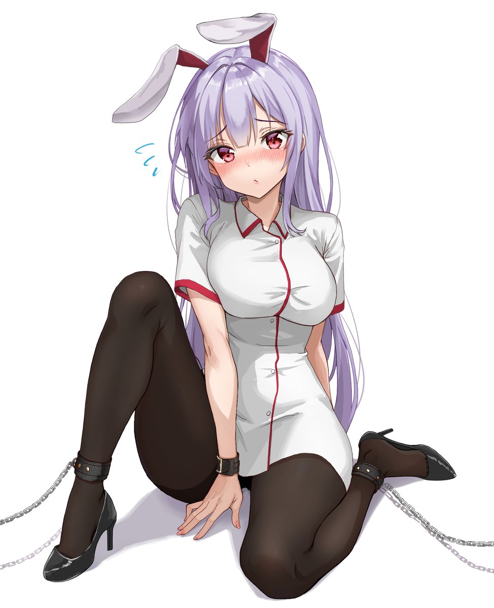 捕まっちゃった🍆鈴仙さん💜タイツver 
 #東方Project