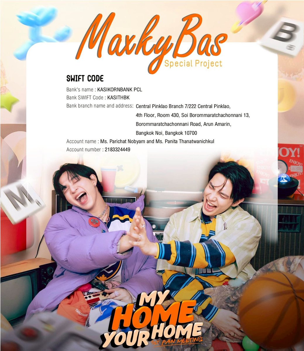 MaxkyBasPJ's tweet image. สรุปยอด 24/10/25 เวลา 19.07 น.
📌 ยอดโดเนททั้งหมด 22,202.53 บ.
📌 มัดจำโปรเจคที่ 2 จำนวน 3,600 บ.
📌 ยอดคงเหลือ 18,602.53 บ.

งบยังขาดอีก 37,797.47 บ.น้า

แจ้งโอนเงิน
shorturl.asia/5Ofv9
ตรวจสอบรายชื่อ
shorturl.asia/4NPfj

หากแจ้งโอนแล้วไม่พบชื่อ สามารถ DM สอบถามได้น้า🙏🏻