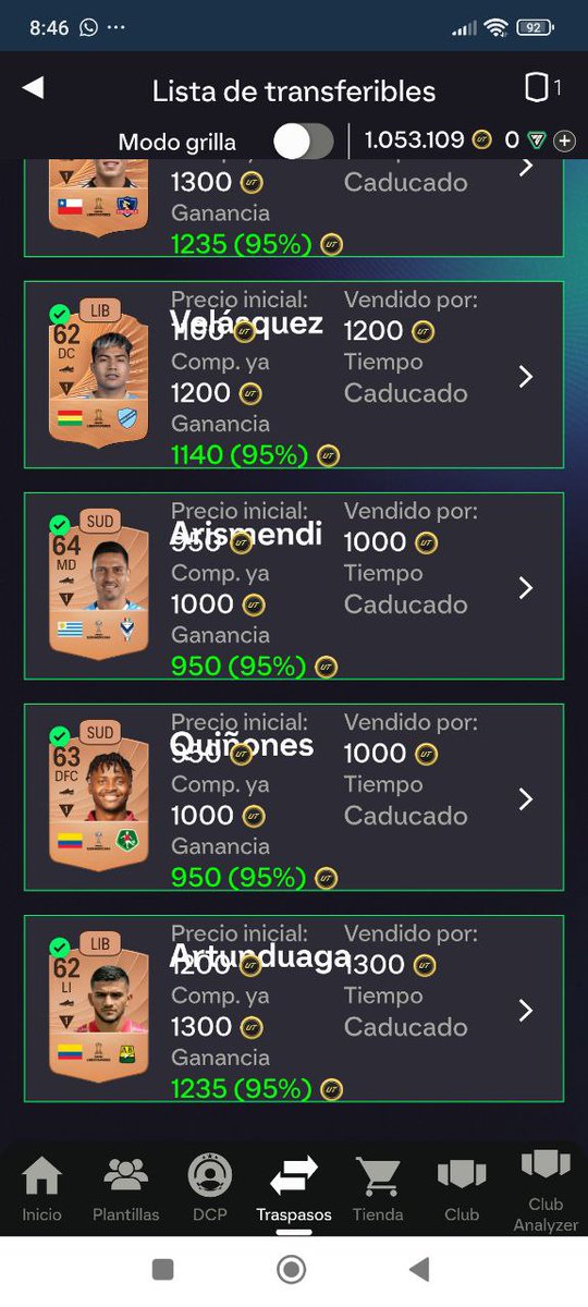 mlplus7yt's tweet image. 💸 ¡Muchas ganancias en el VIP de tradeos estos días!
Ya hay miembros con más de 1 millón de monedas 😱
🎯 Oferta especial: 6 € (antes 8 €)
⚡ ¡Corre que se acaban las plazas!
📩 Contáctame por MD
#FC26  #FUT26 #Tradeo