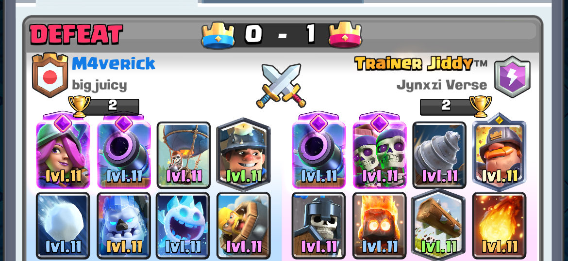 Just played <a href="/jynxzi/">Jynxzi</a> in clash Royale. Tryhards man