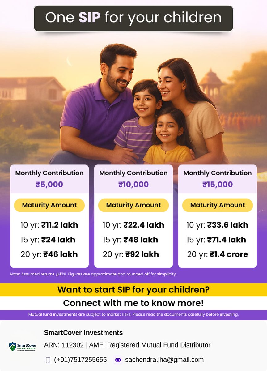 Sachendraj's tweet photo. Start your investing journey with me by clicking here - https://t.co/MJ6Sy2qSmf

#MutualFund #MutualFunds #insurance https://t.co/rtjJ5pNYlh