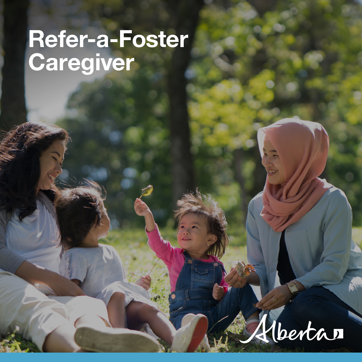Every child deserves a safe, loving home—and you might know someone who can offer that.

The Refer-a-Foster Caregiver program gives $500 to current foster caregivers for every referral that leads to a licensed foster home. One referral can change a life.

alberta.ca/support-for-fo…