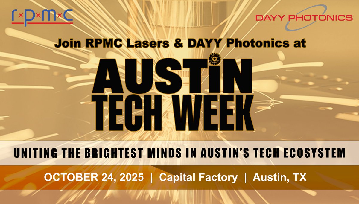 Austin Startup Crawl | Oct. 24, 2025
Capital Factory | Atrium (Floor 1) | 5:00 PM - 8:00 PM CDT 
Wrap up Austin Tech Week with Startup Crawl! 🚀

zurl.co/n0eAH

#AustinStartupCrawl #CapitalFactory #DAYYPhotonics #RPMCLasers