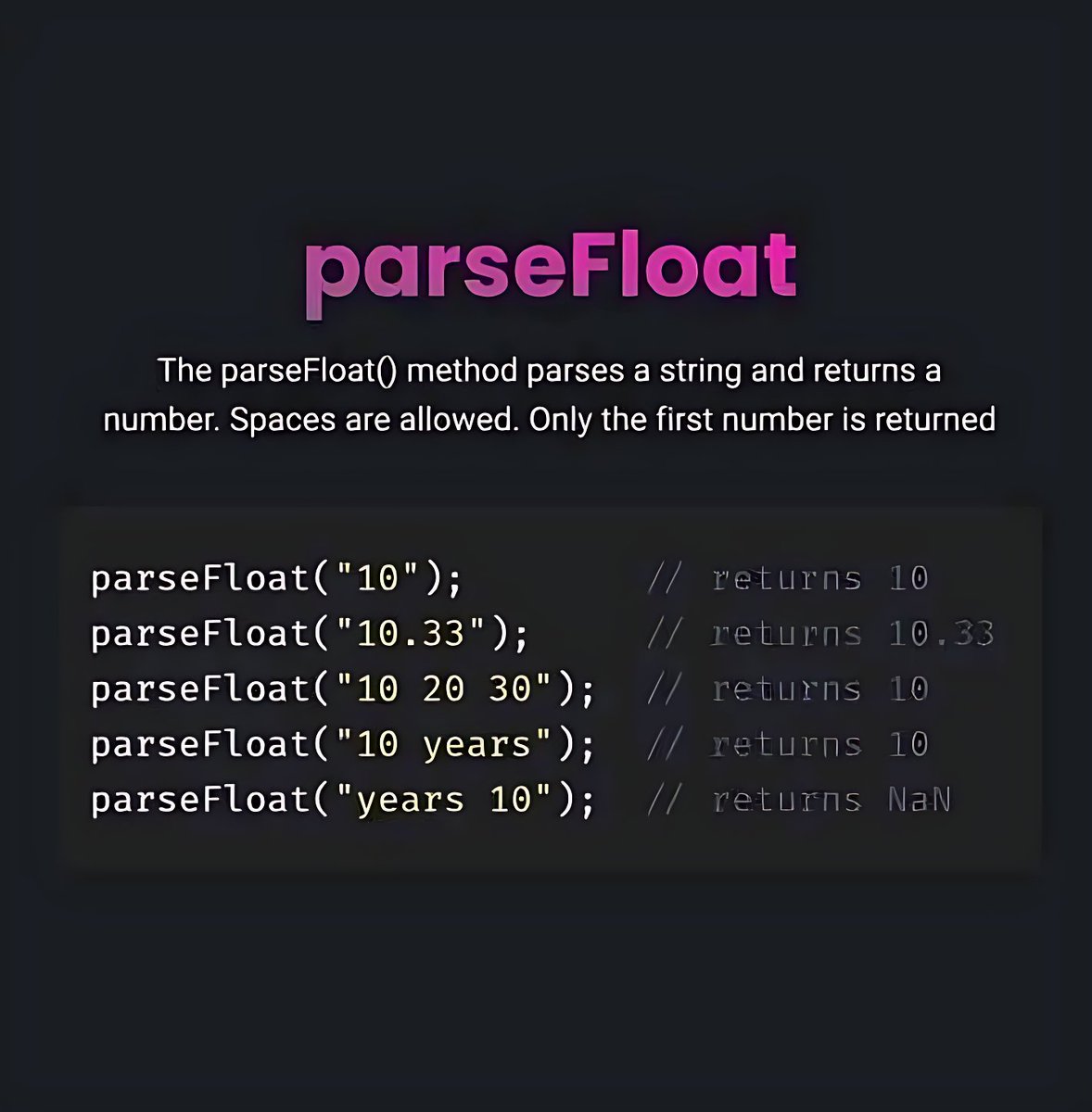 11xcoder's tweet image. If you're serious about modern JavaScript, you need to master these fundamentals! 🛠️ From confidently manipulating numbers to seamlessly handling all your data fetching needs, these are the tools that build robust and powerful web apps. Swipe through to level up your code