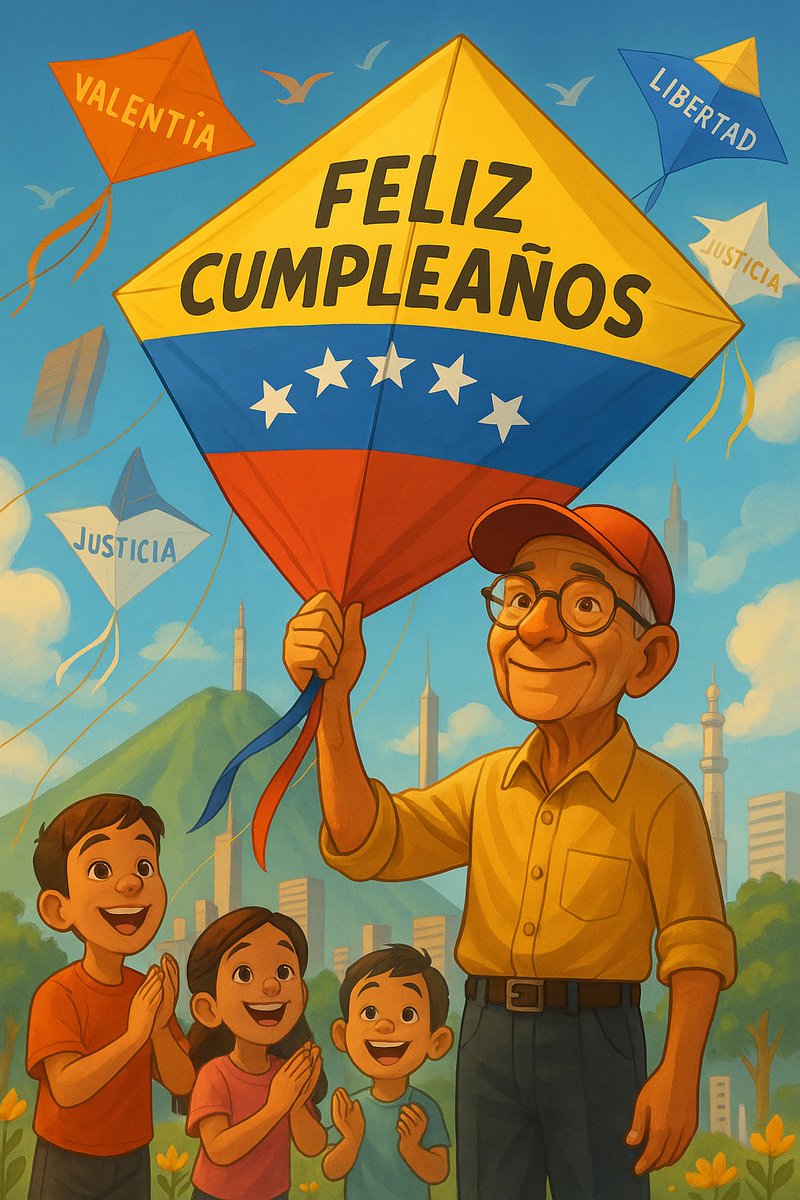 Hoy celebramos la vida del <a href="/srpapagayos/">Papagayo</a> símbolo de lucha, alegría y esperanza en medio de la adversidad. 
Su vuelo de colores nos recuerda que incluso en los tiempos más oscuros, la libertad siempre encuentra una forma de elevarse.
¡Feliz cumpleaños! 🇻🇪💛💙❤️
#DDHH #Venezuela