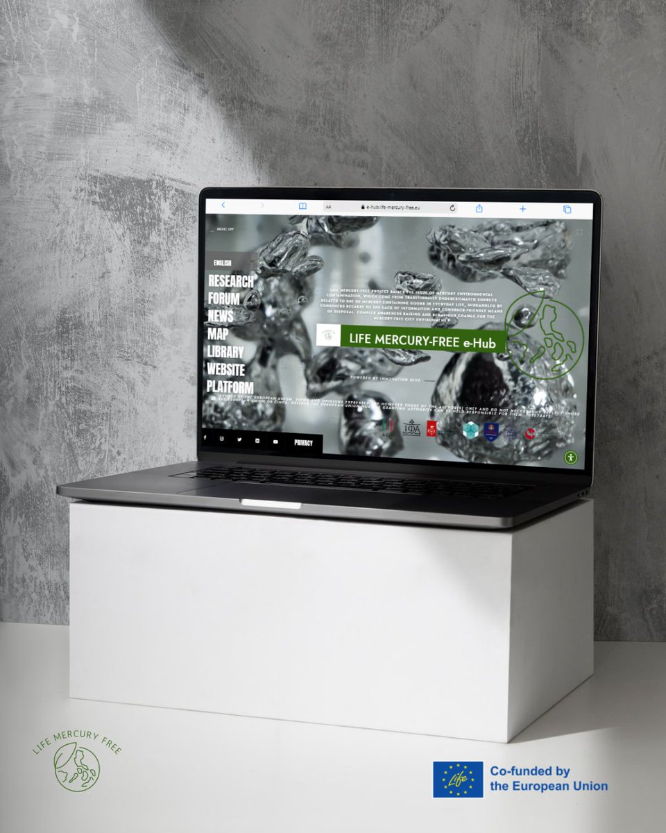 LifeMercuryFree's tweet image. 🌍 Discover the LIFE MERCURY-FREE eHub!
Your digital space for mercury awareness, research, & sustainable solutions.
🗺️ Explore resources, data, & our public survey →
🔗 e-hub.life-mercury-free.eu
#LIFEMercuryFree #MercuryFreeFuture #LIFEProgramme